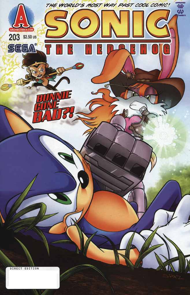 Sonic - Archie Adventure Series October 2009 Comic cover page